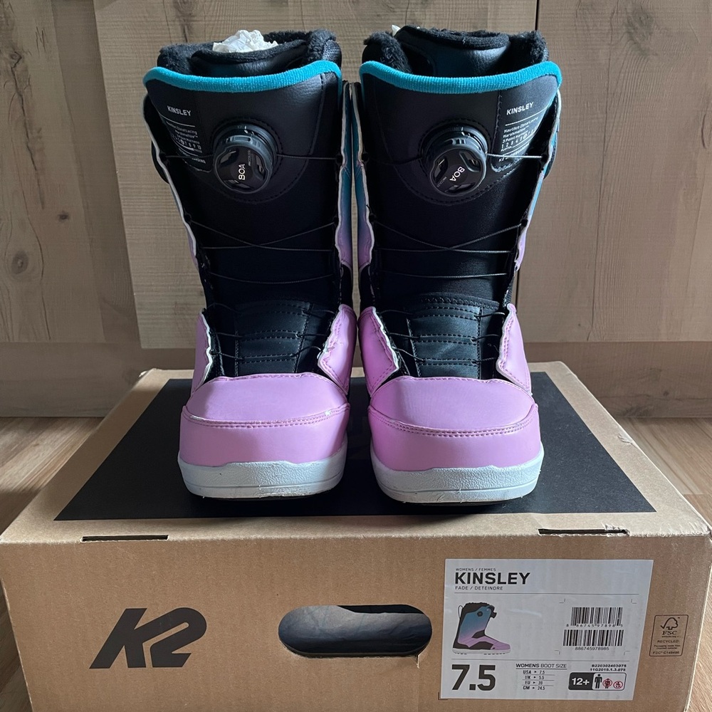 K2  KINSLEY women’s snowboard boots 7.5